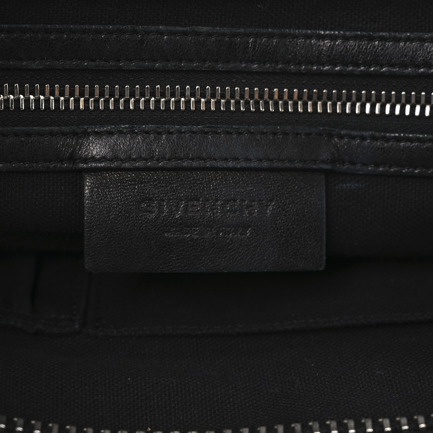 Givenchy Calfskin Crocodile Embossed Medium Nightingale Black 6 of 7