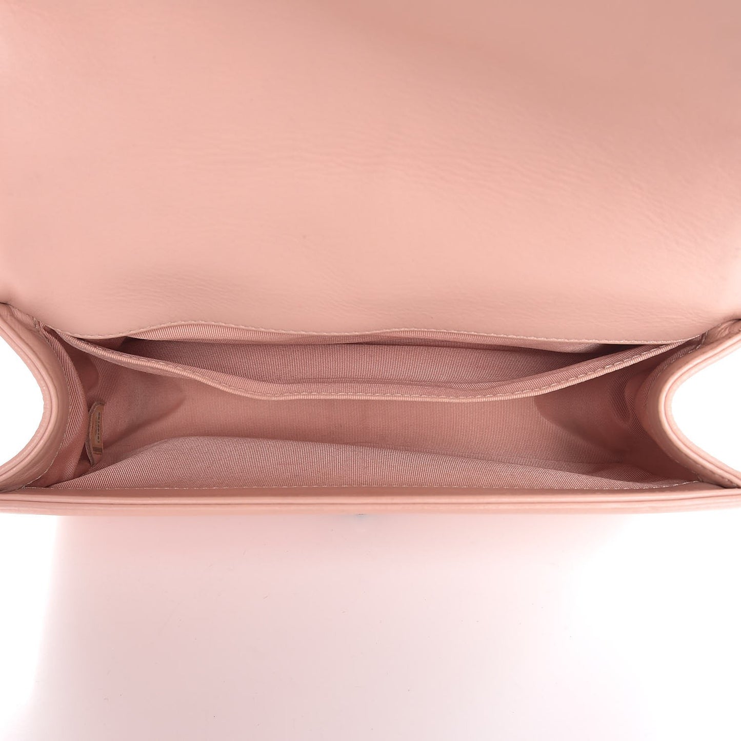 Calfskin Quilted Medium Boy Flap Light Pink