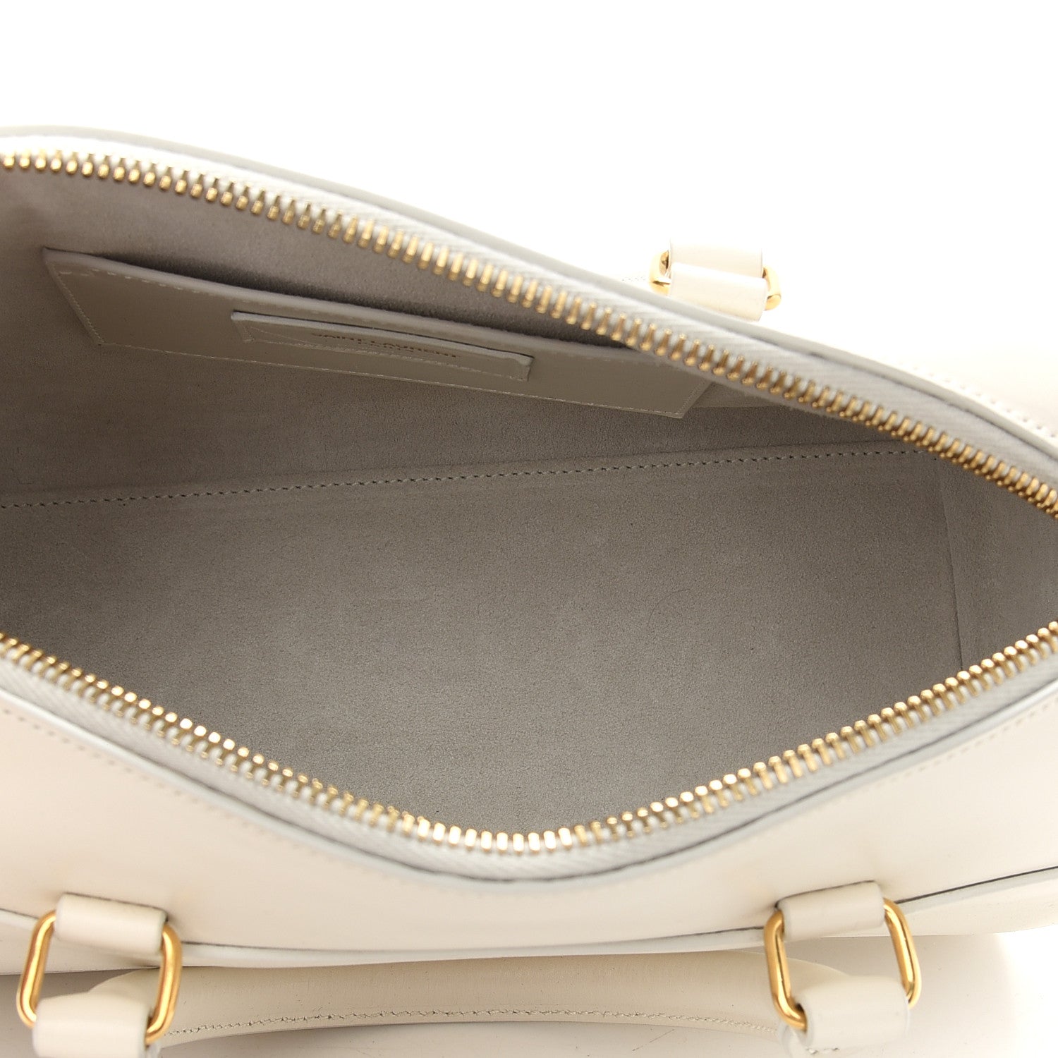 Saint Laurent Calfskin Classic Baby Duffle Dove White 5 of 9
