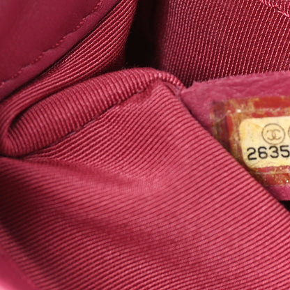 Chanel Lambskin Quilted Small Boy Flap  Dark Pink 6 of 9