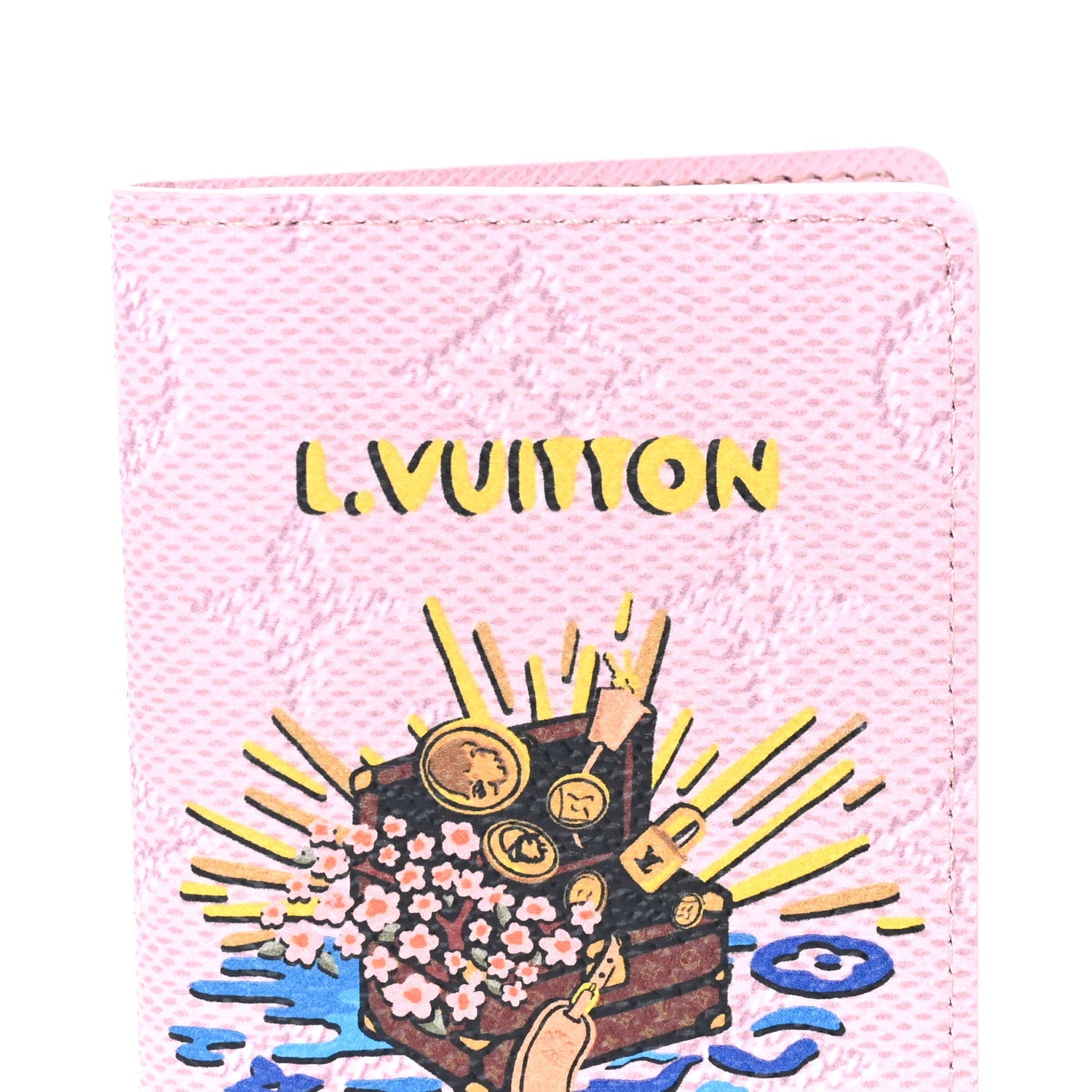 Louis Vuitton Monogram Paris Tokyo Pocket Organizer NM Pink 2 of 6