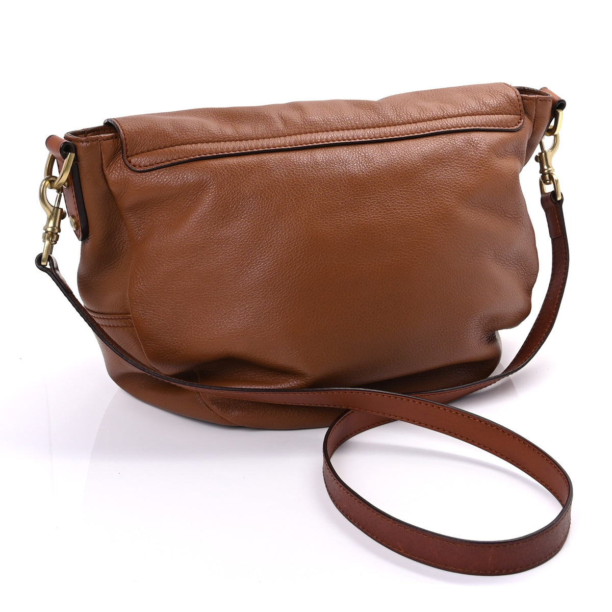 Grained Calfskin Effie Satchel Oak