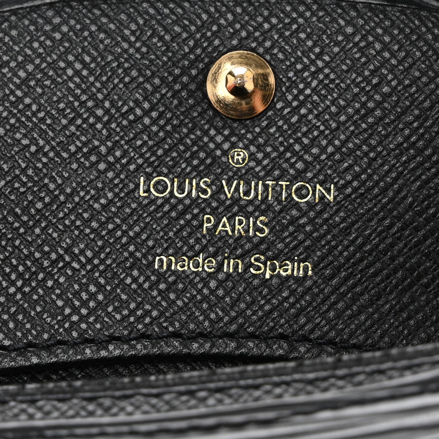 Louis Vuitton Epi Porte-Monnaie Simple Coin Purse Black 6 of 7