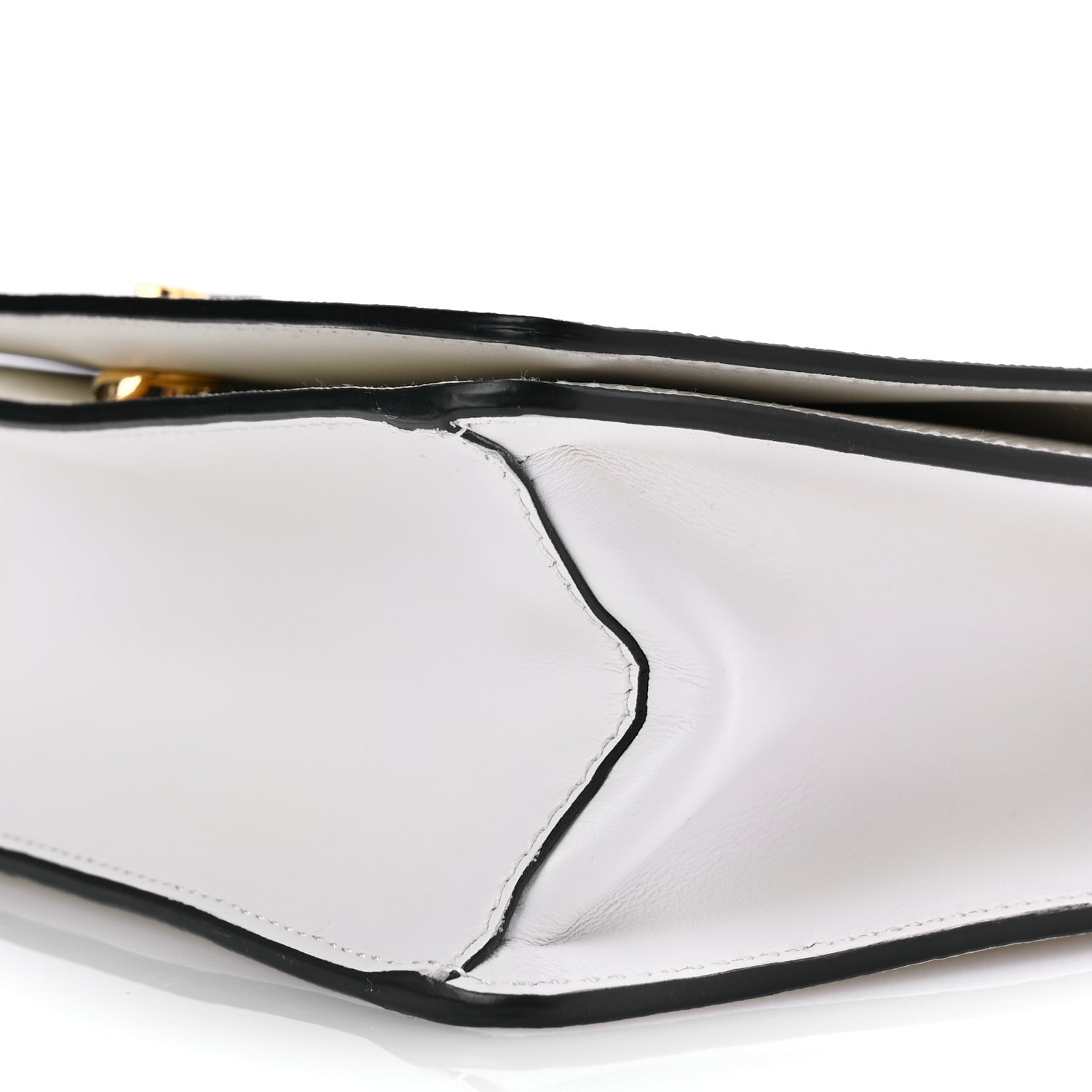 Prada Saffiano Chain Shoulder Bag  White 8 of 8