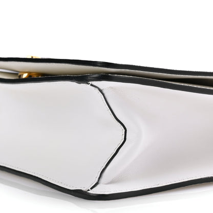 Prada Saffiano Chain Shoulder Bag  White 8 of 8