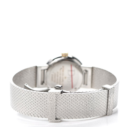 Christian Dior Stainless Steel Diamond Mother of Pearl 25mm La D De Dior Quartz Watch 3 of 6