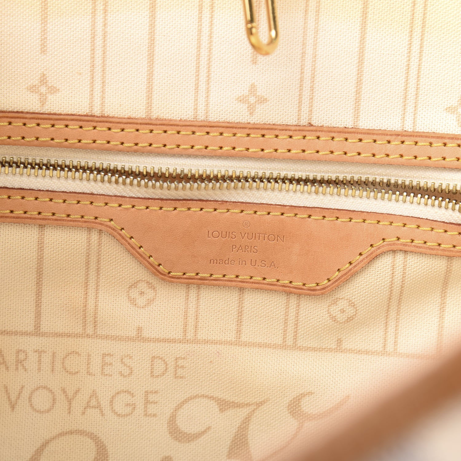 Louis Vuitton Damier Azur Neverfull MM 19 of 21