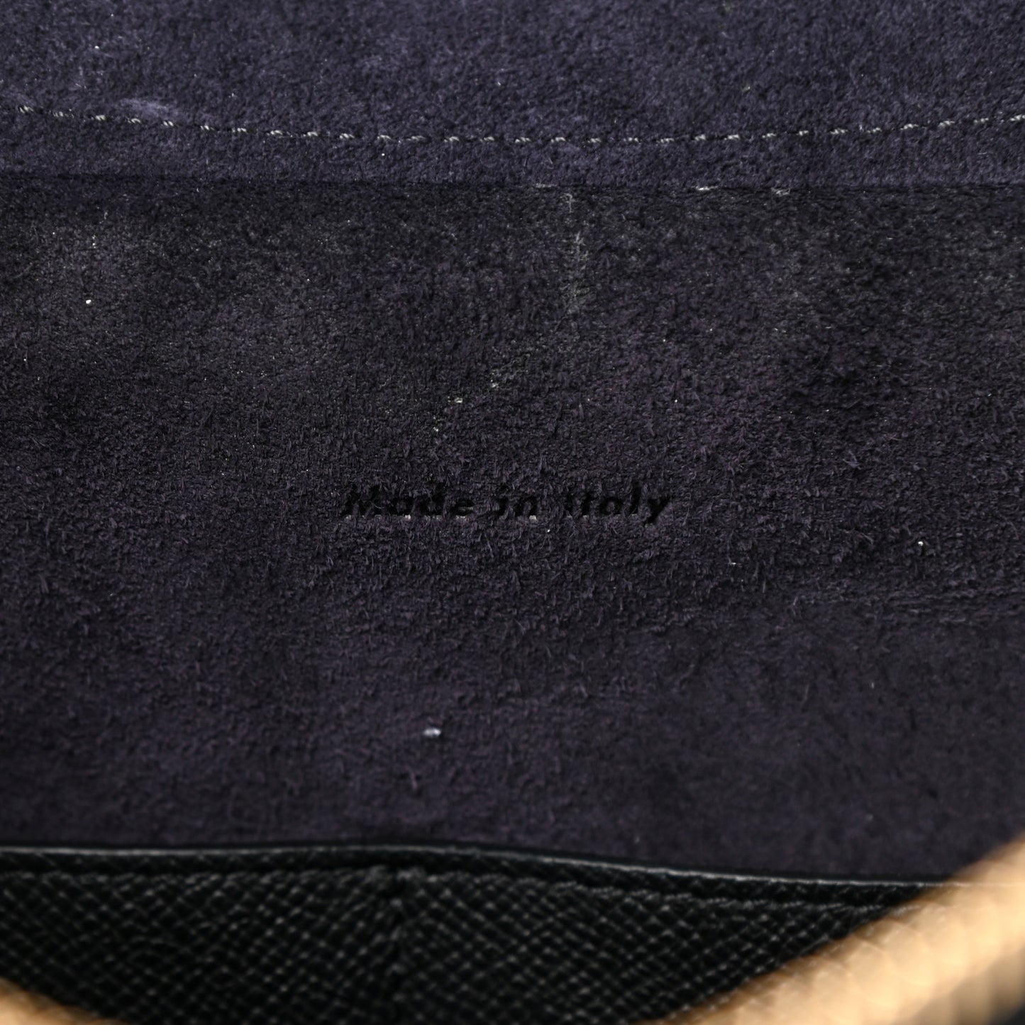 Grained Calfskin Mini Belt Bag Black