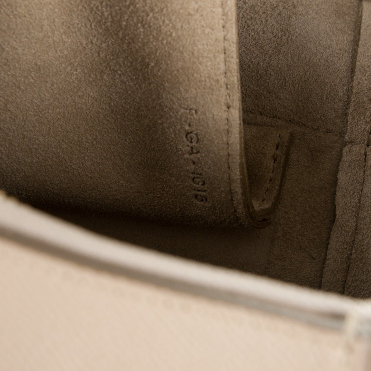 Grained Calfskin Mini Belt Bag Light Taupe