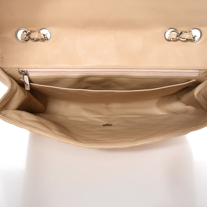Chanel Lambskin Quilted Jumbo Single Flap Beige 5 of 17
