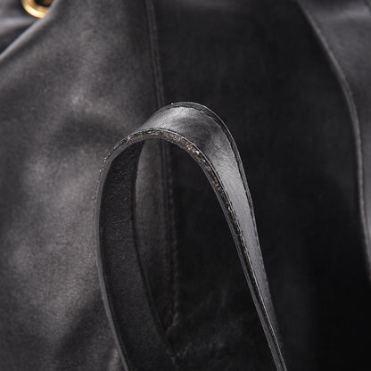 Gucci Calfskin Bamboo Backpack Black 13 of 16