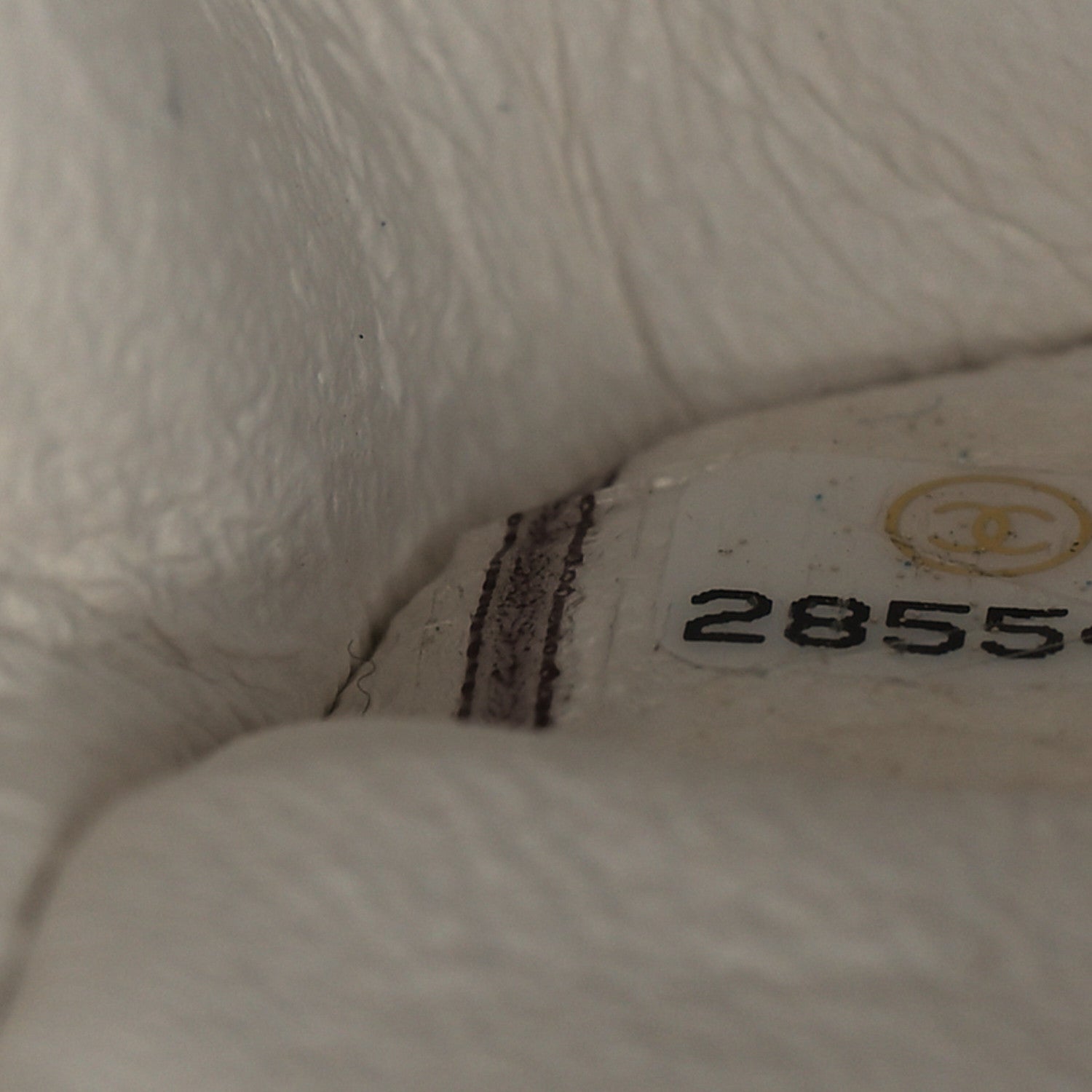 Chanel Caviar Quilted Medium Double Flap White 7 of 12