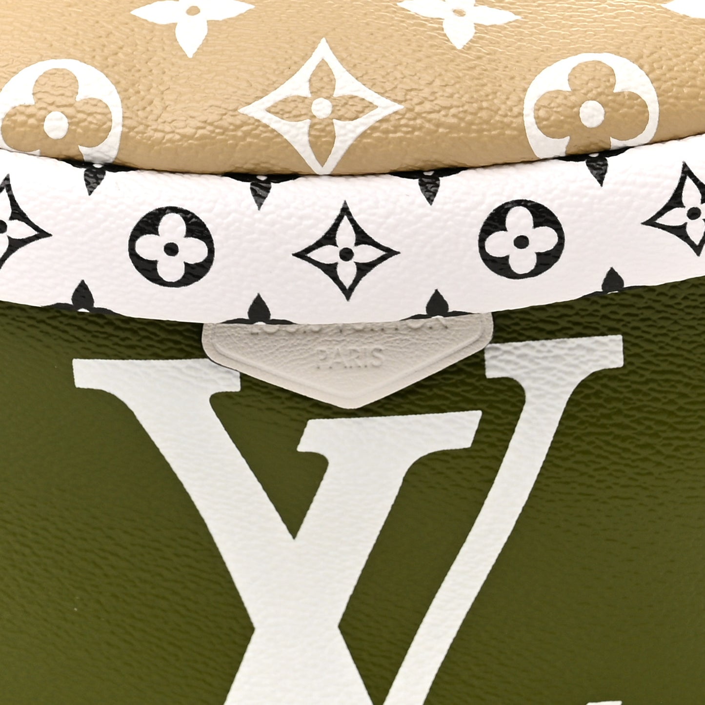Monogram Giant Bumbag Kaki Beige