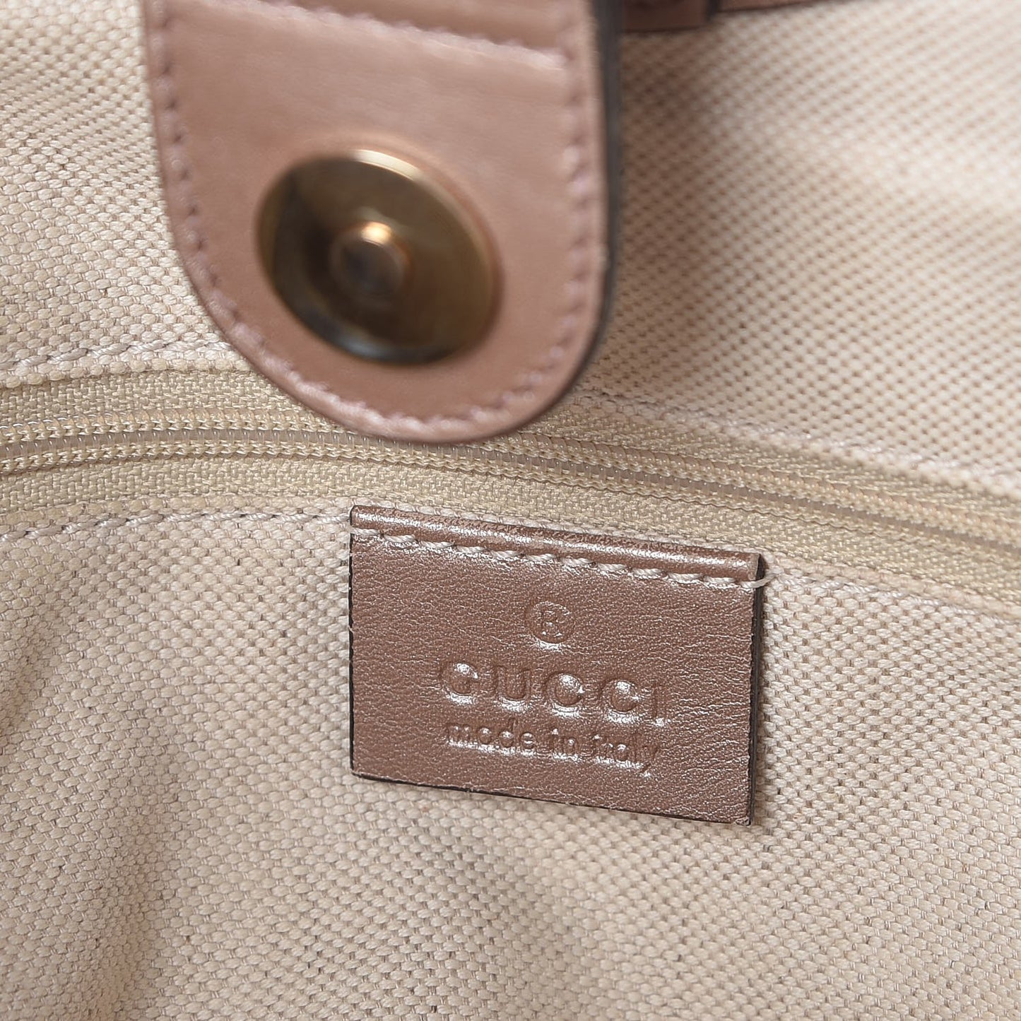 Metallic Microguccissima Medium Sukey Tote Dark Cipria