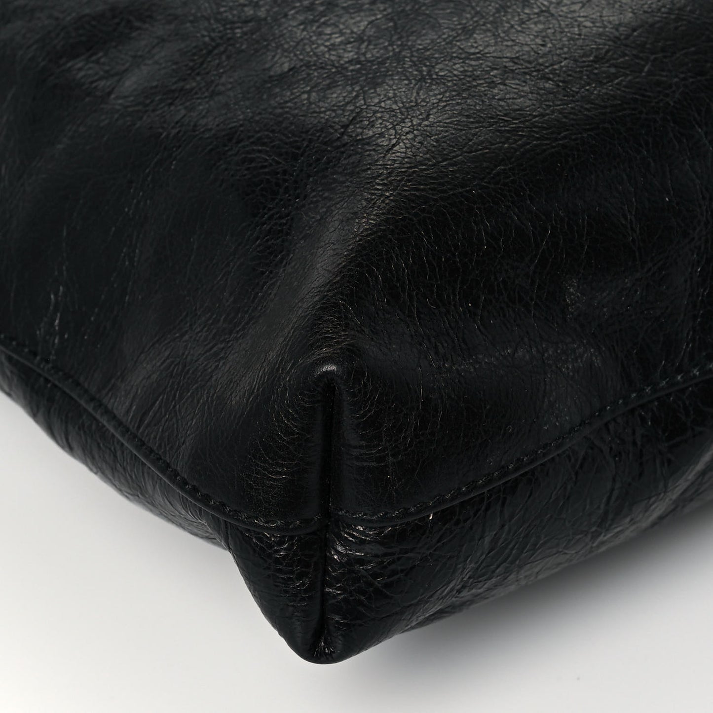 Fluffy Calfskin Morpheus Tote Bag Black