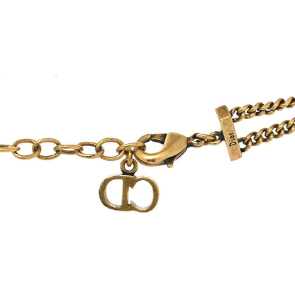 Christian Dior Metal J'Adior Choker Necklace Aged Gold 4 of 4
