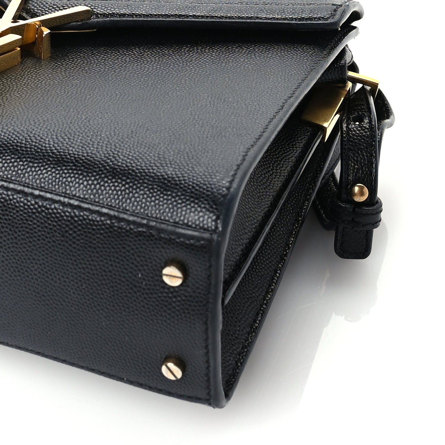 Grain de Poudre Mini Classic Monogram Cassandra Top Handle  Black