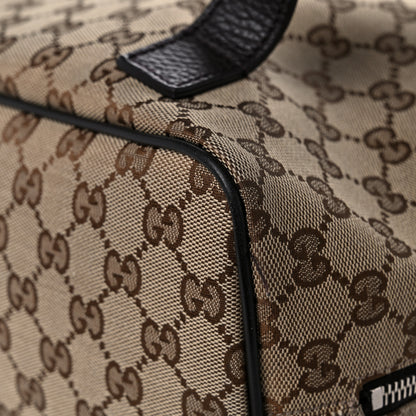 Gucci Monogram Dollar Calfskin O Drawstring Backpack Beige Ebony Testa di Moro Dark Chocolate 13 of 17