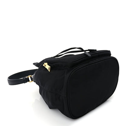 Prada Nylon Vela Saffiano Mini Bucket Crossbody Bag  Black 7 of 8