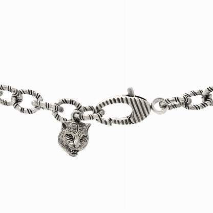 Gucci Sterling Silver Double G Marmont Statement Necklace 4 of 6