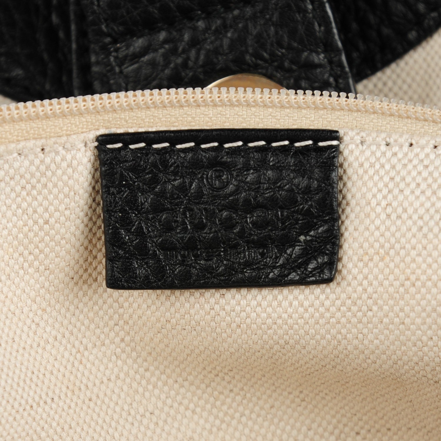 Gucci Calfskin Medium Sukey Tote Black 6 of 7