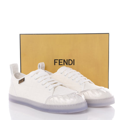 Fendi Corda FF Promenade Low Top Sneakers 39 White 11 of 11