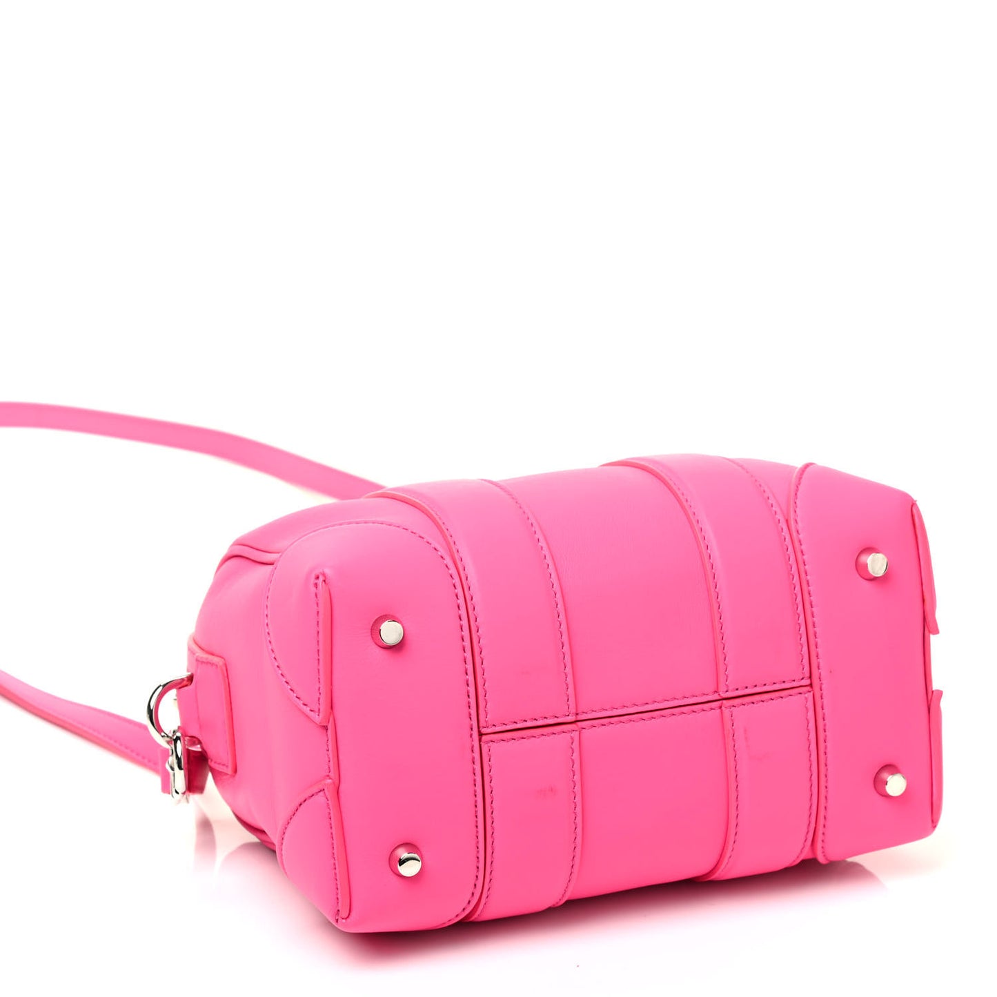 Calfskin Micro Lucrezia Hot Pink