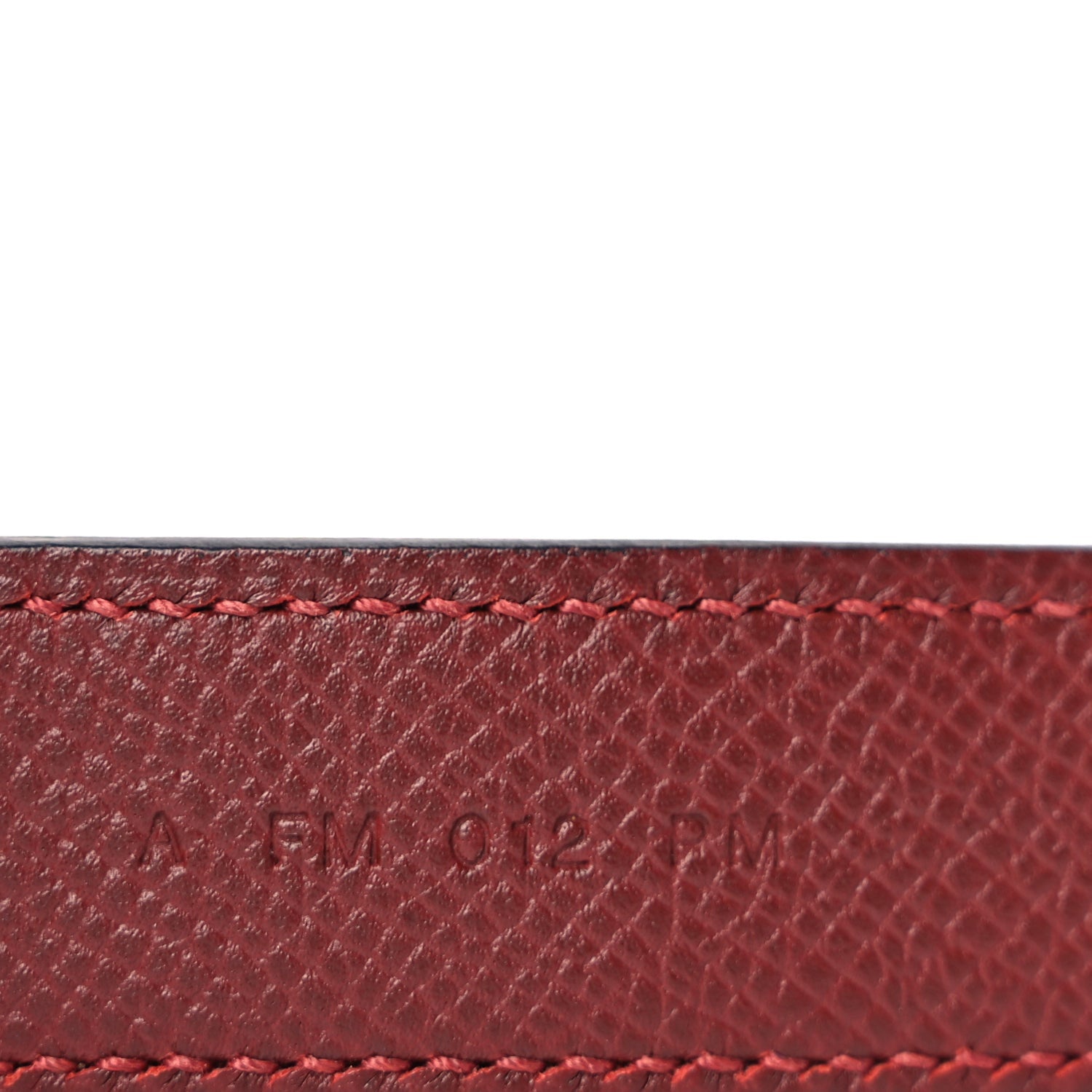 Hermes Epsom 25mm Tressage Shoulder Strap Rouge H Craie Gold 4 of 4