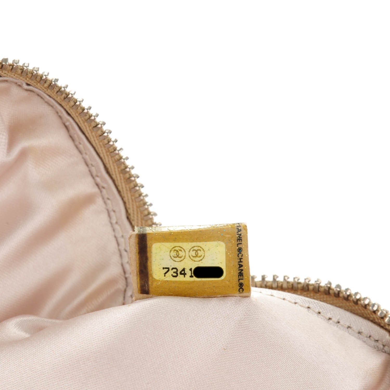 Chanel Nylon Travel Coin Purse Case Beige 7 of 7