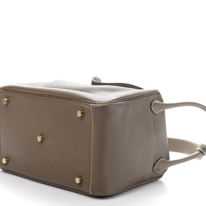 Hermes Taurillon Clemence Lindy 30 Etoupe 8 of 13