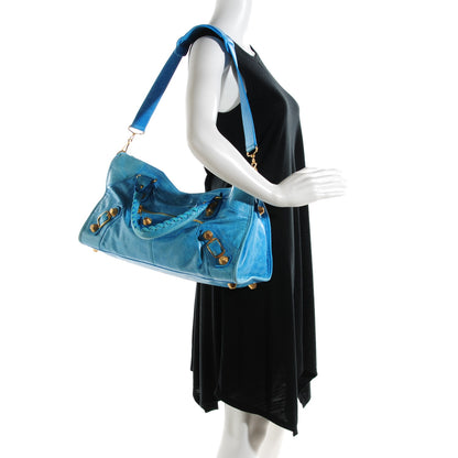 Balenciaga Agneau Giant 21 Gold Hardware Part Time Sky Blue 2 of 9