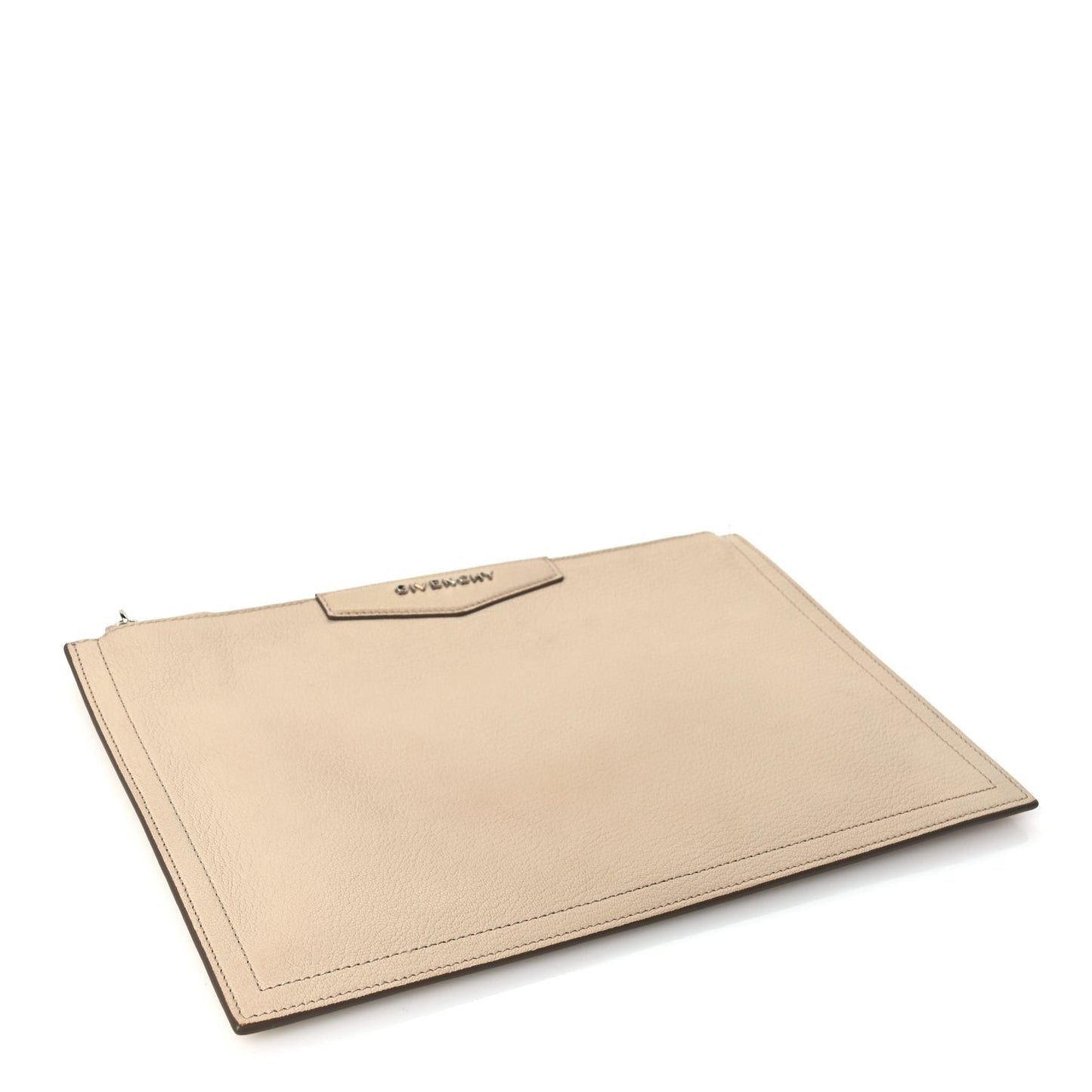 Sugar Goatskin Medium Antigona Pouch  Nude