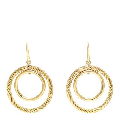 David Yurman 18K Yellow Gold Mobile Circle Earrings 1 of 4