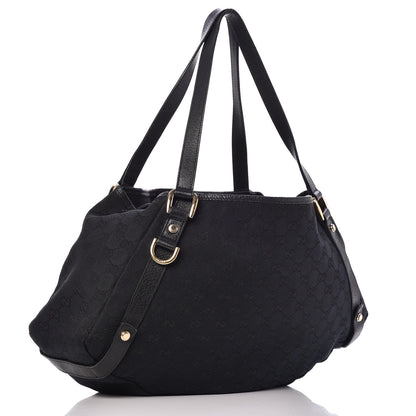 Gucci Monogram Medium Abbey Shoulder Bag Black 3 of 12