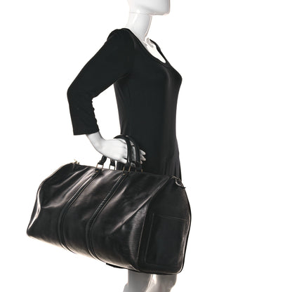 Louis Vuitton Epi Keepall 50 Black 2 of 10