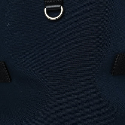 Saint Laurent Canvas Calfskin Rivington Race Convertible Backpack Black Navy 6 of 8