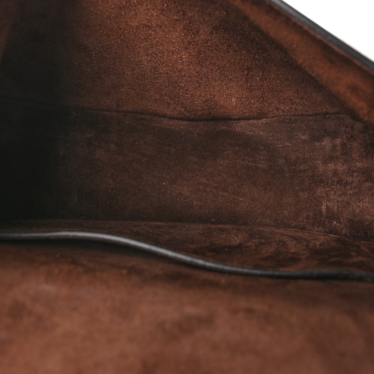 Celine Smooth Calfskin Cuir Triomphe Folco Crossbody Bag Chestnut 5 of 10