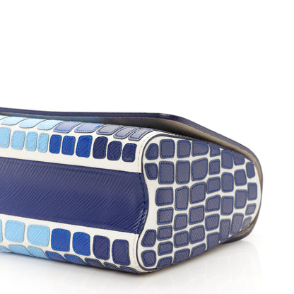 Louis Vuitton Epi Savane Twist Shoulder Bag MM Blue 11 of 11