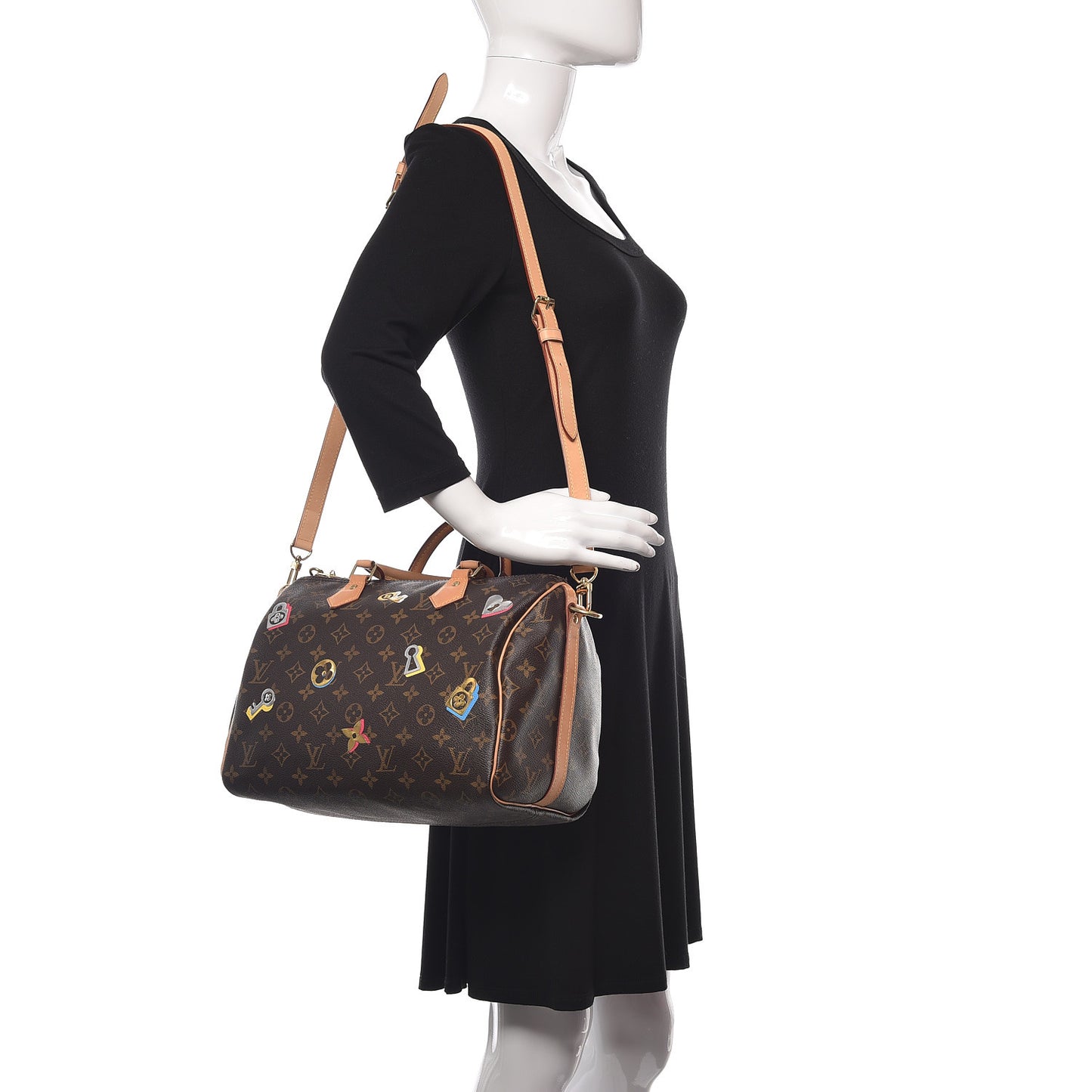 Monogram Love Lock Speedy Bandouliere 30