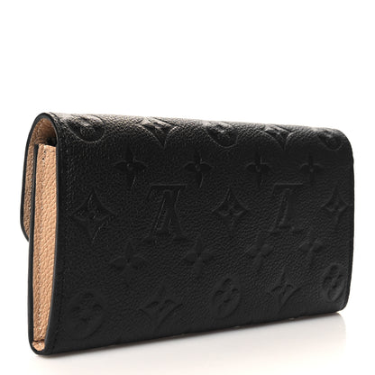 Louis Vuitton LOUIS VUITTON Empreinte Emilie Wallet Black Dune 3 of 7