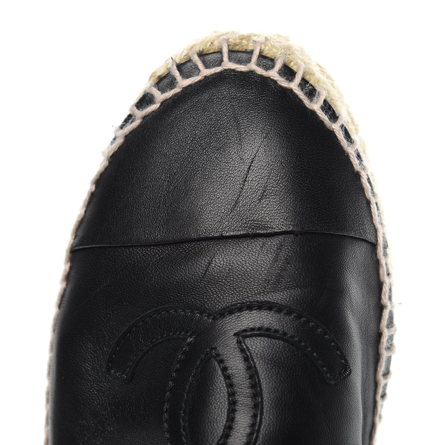 Lambskin CC Espadrilles 40 Black