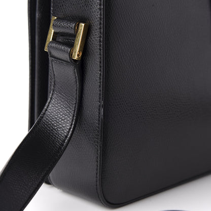 Saint Laurent Textured Calfskin Medium Classic Monogram Universite Bag Black 11 of 11