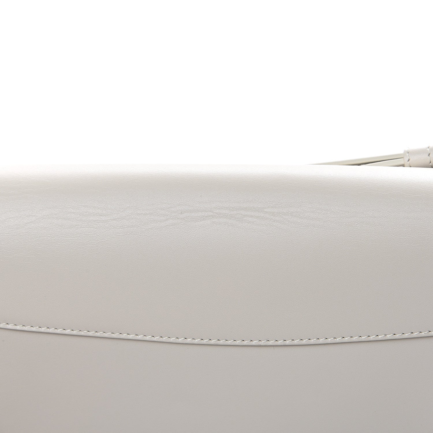 Saint Laurent Calfskin Betty Messenger White 13 of 13