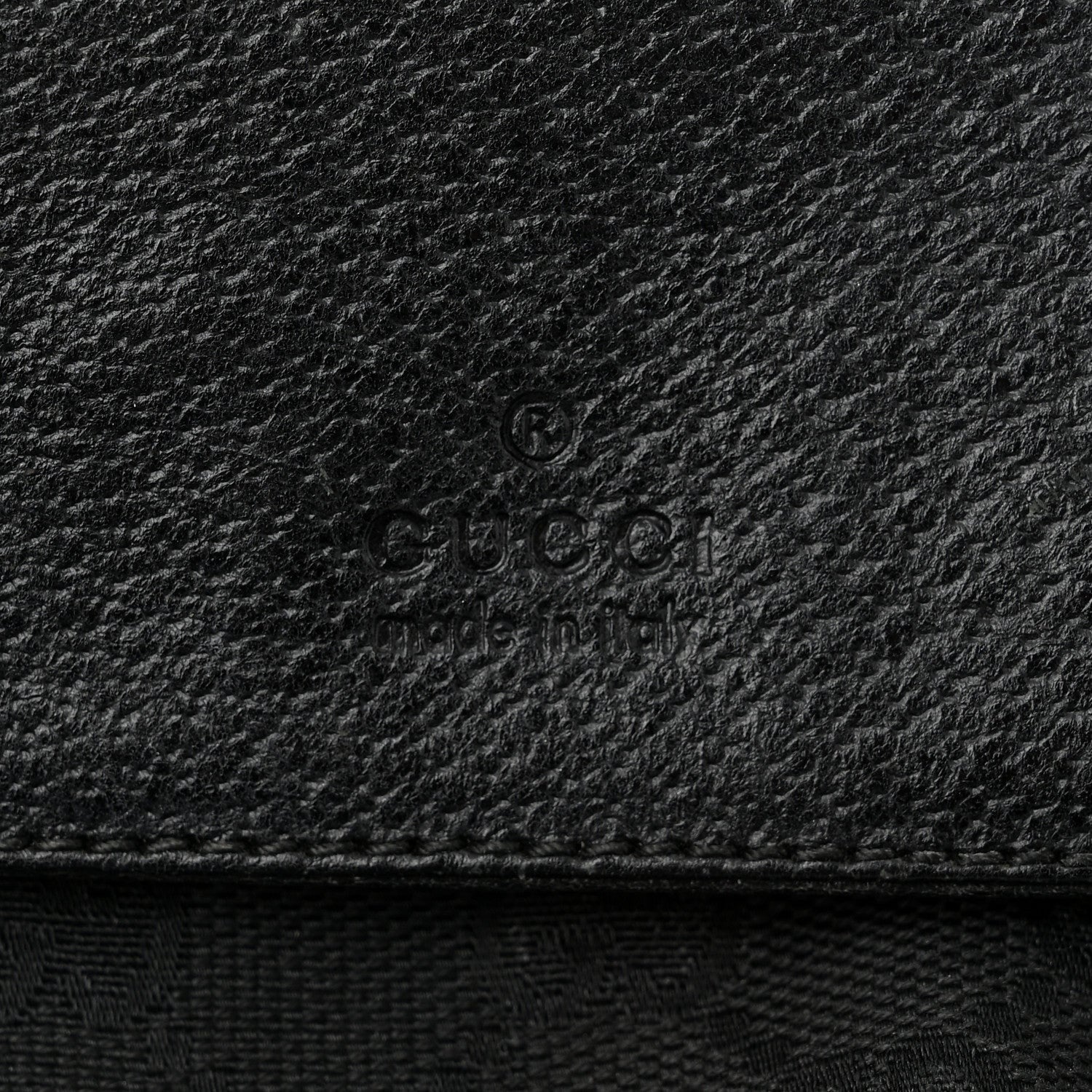 Gucci GG Monogram Double Pocket Belt Bag Black 6 of 7
