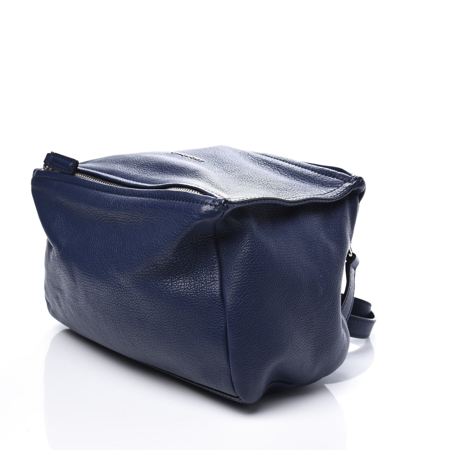 Sugar Goatskin Small Pandora Deep Blue