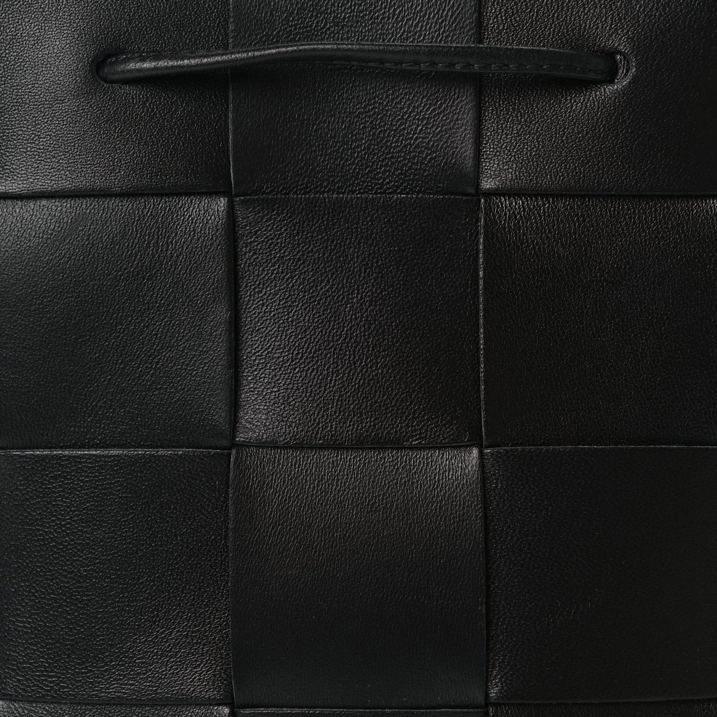 Nappa Maxi Intrecciato Cassette Bucket Bag Black