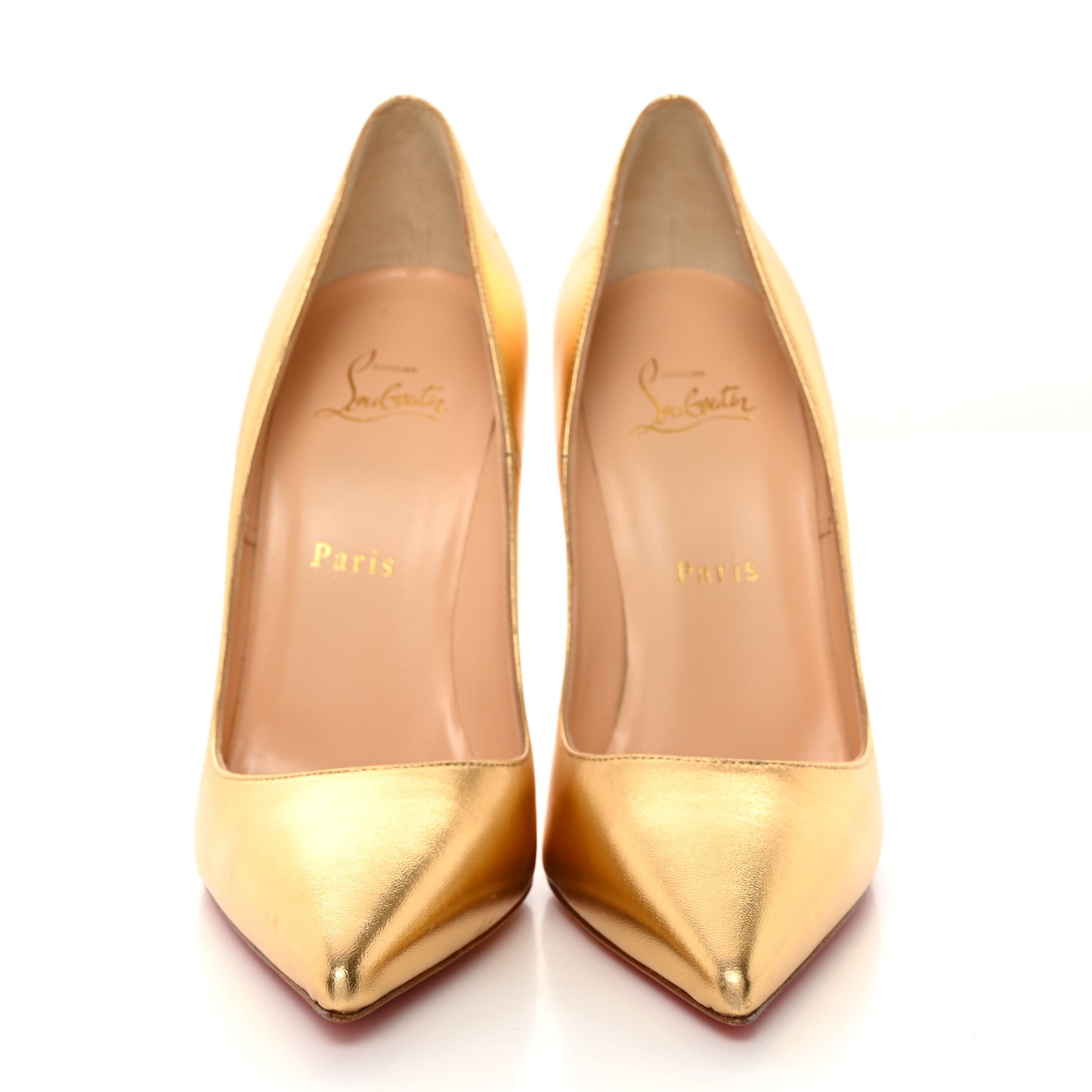 Metallic Calfskin So Kate 120 Pumps 39.5 Gold