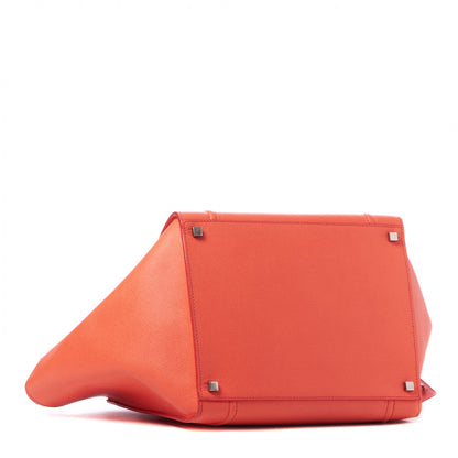 Celine Grained Calfskin Medium Phantom Luggage Coral 3 of 9