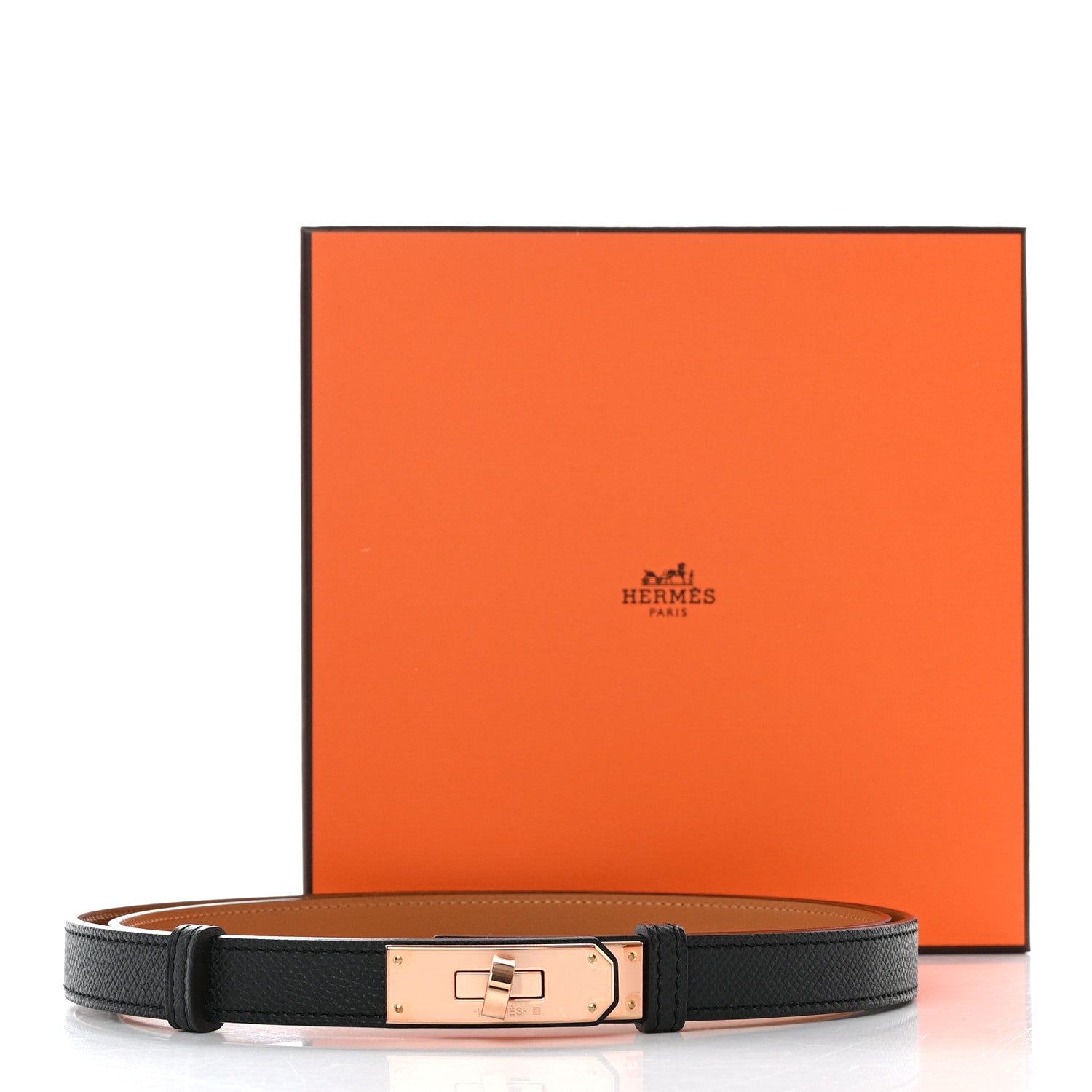 Hermes Epsom Kelly Belt Black 4 of 4