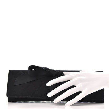 Chanel Grosgrain Quilted Jewelry Roll Case 2 of 10